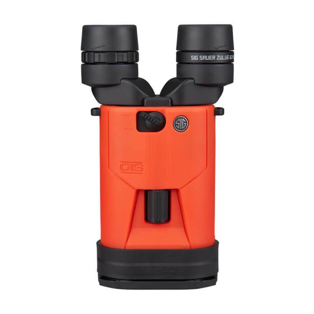 Sig Sauer Zulu6 HDX Marine Binocular 12x42 Orange Picture of Sig Sauer ZULU6 HDX 16X42MM IMAGE STABILIZED ORANGE MARINE KIT