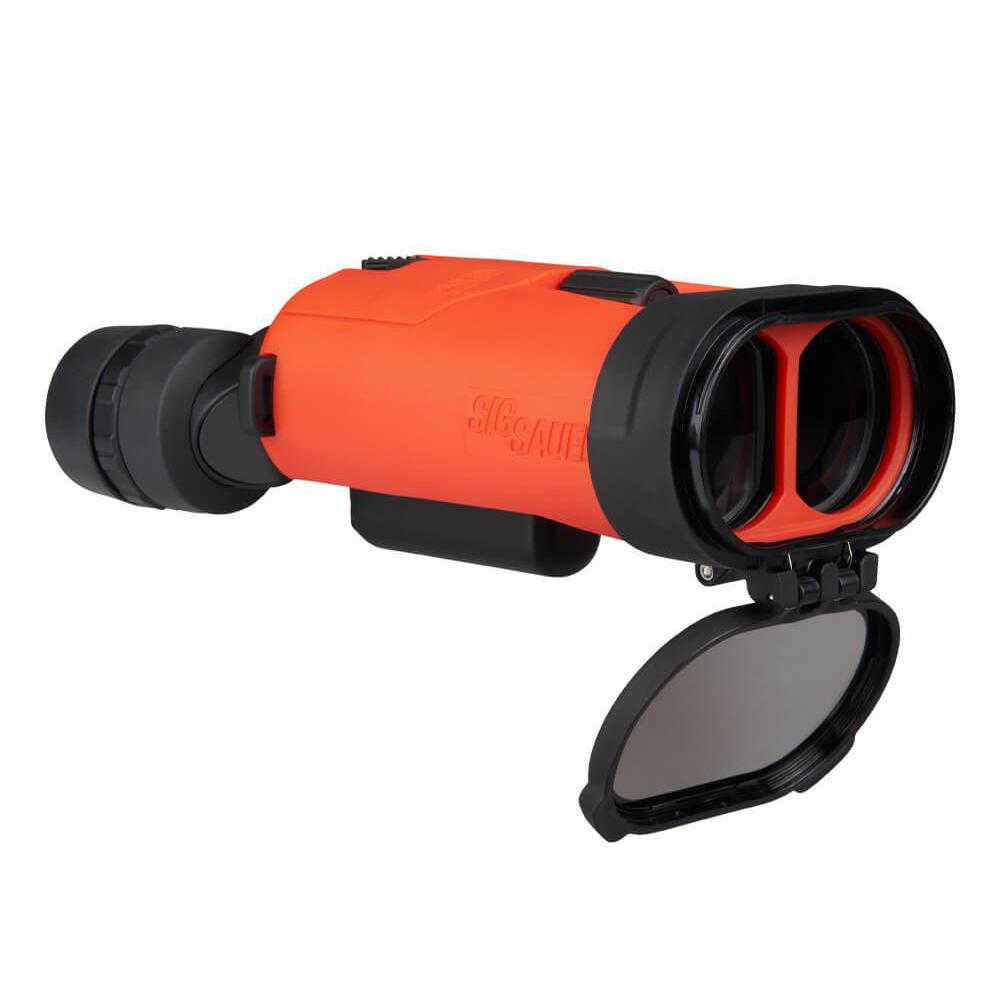 Sig Sauer Zulu6 HDX Marine Binocular 12x42 Orange Picture of Sig Sauer ZULU6 HDX 16X42MM IMAGE STABILIZED ORANGE MARINE KIT