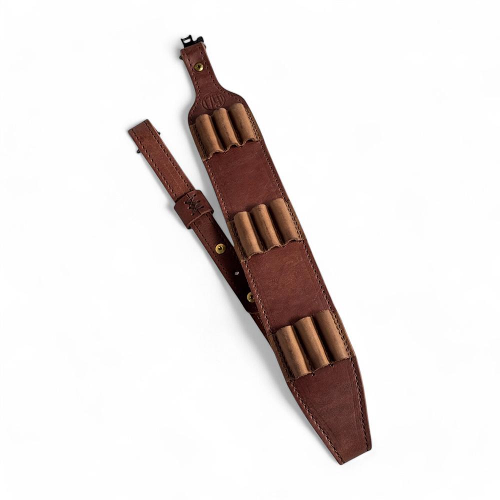 1791 Hunt Large Rifle Ammo Sling 30-06 Brown Ambidextrous