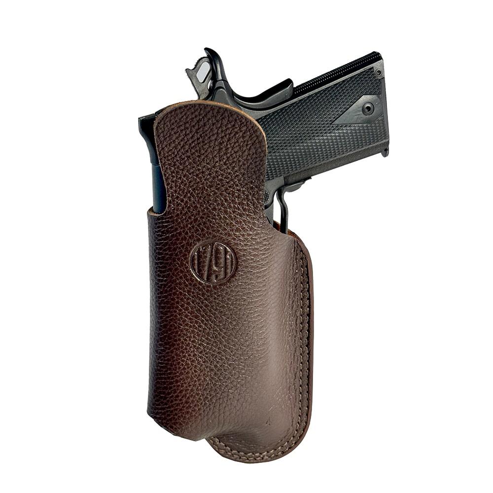 1791 Optic Ready Light Bearing Fair Chase IWB Holster Size 4 Brown RH Picture of 2nd Amendment 1791 LLC Optic Ready Light Bearing Fair Chase Deer Skin IWB Holster Size 4 Brown RH