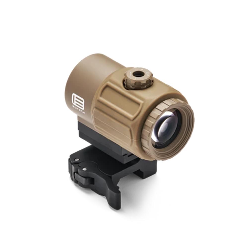 EOTech G43 3x Magnifier with STS Mount FDE Picture of Eotech Compact 3x magnifier switch-to-side (STS) mount - TAN/FDE
