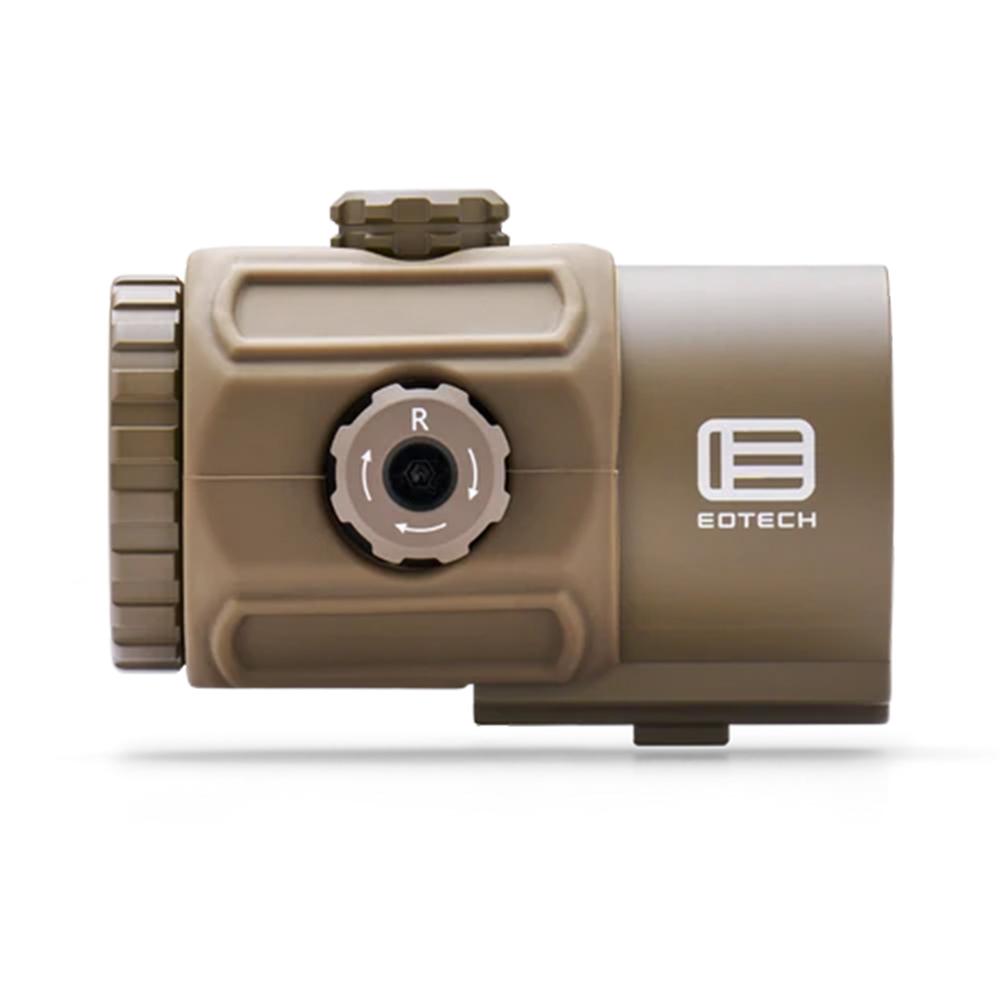 EOTech G43 3x Magnifier with STS Mount FDE Picture of Eotech Compact 3x magnifier switch-to-side (STS) mount - TAN/FDE