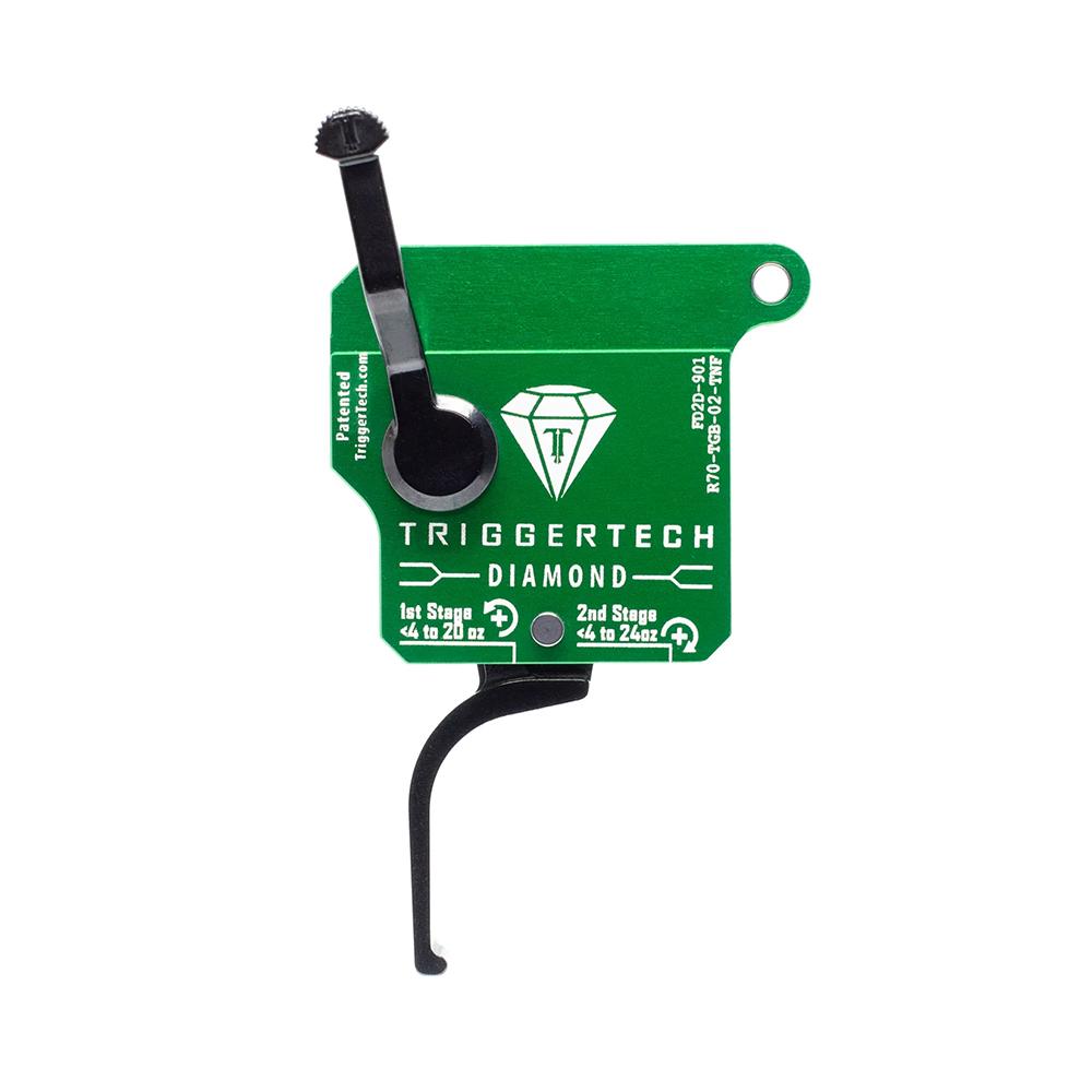 TriggerTech Remington 700 Diamond Rifle Trigger 2 Stage Black Flat Picture of TriggerTech TRIGGERTECH REM700 CLONE DIAMOND - 2 STAGE FLAT