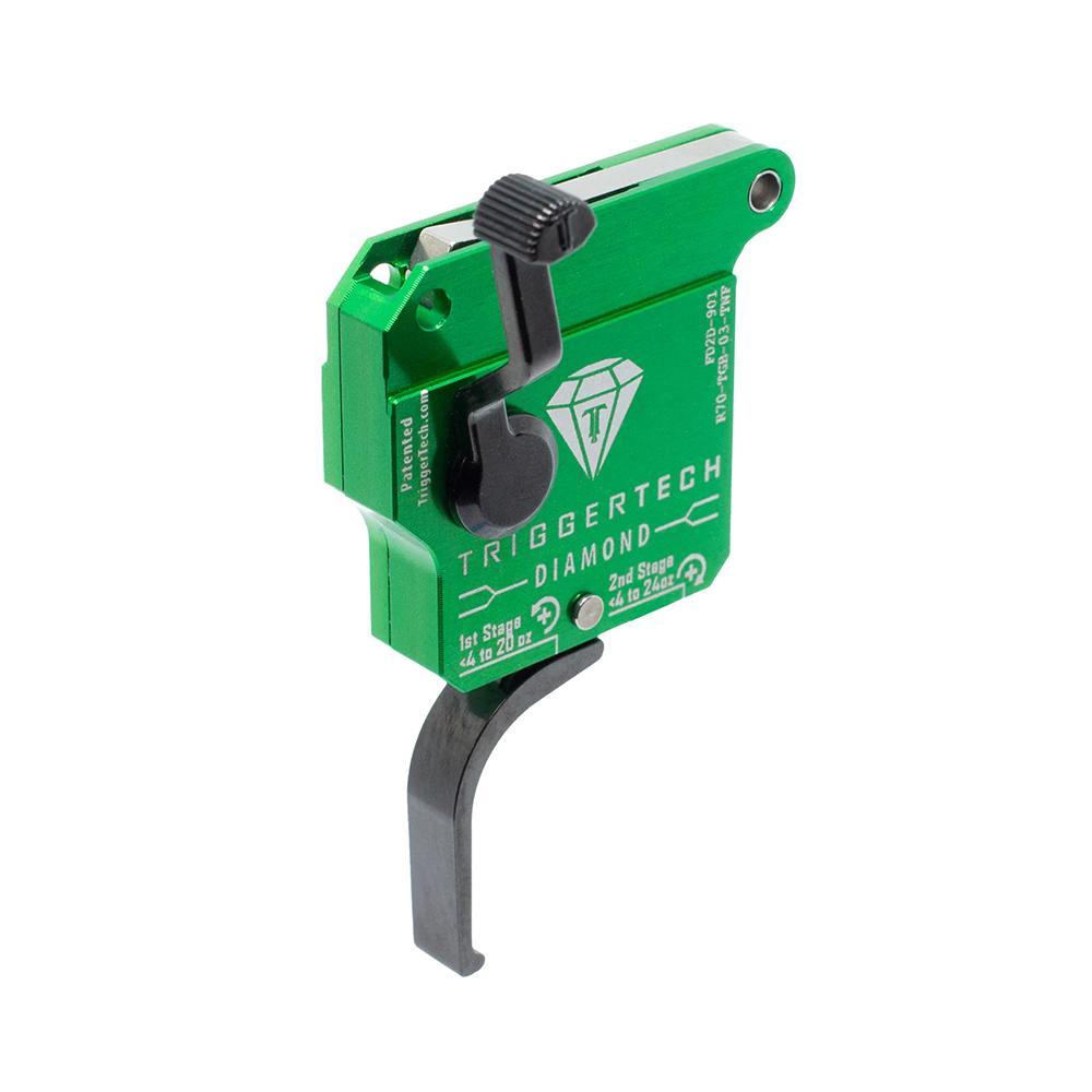 TriggerTech Remington 700 Diamond Rifle Trigger 2 Stage Black Flat Picture of TriggerTech TRIGGERTECH REM700 CLONE DIAMOND - 2 STAGE FLAT