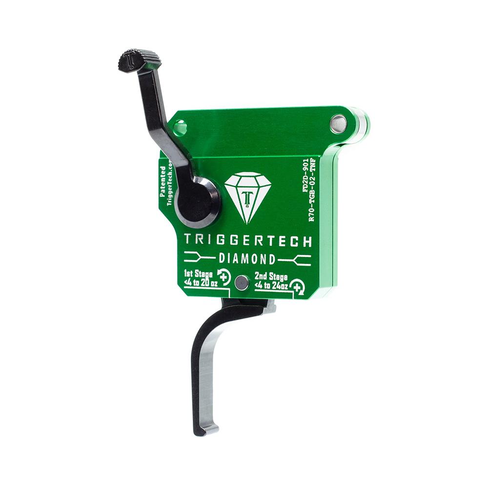 TriggerTech Remington 700 Diamond Rifle Trigger 2 Stage Black Flat Picture of TriggerTech TRIGGERTECH REM700 CLONE DIAMOND - 2 STAGE FLAT