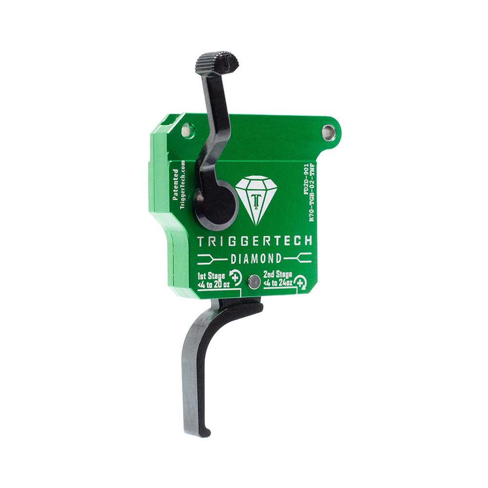 TriggerTech Remington 700 Diamond Rifle Trigger 2 Stage Black Flat Picture of TriggerTech TRIGGERTECH REM700 CLONE DIAMOND - 2 STAGE FLAT