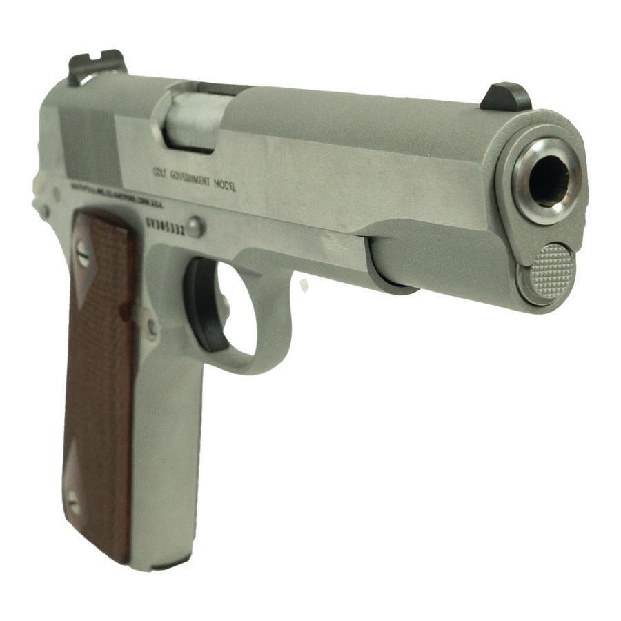 Colt Classic Series Government Model Handgun 9mm Luger 8rd Magazines 5" Stainless Steel DEMO Picture of Colt Manufacturing Colt GOVERNMENT MODEL 9mm 5in Stainless Demo