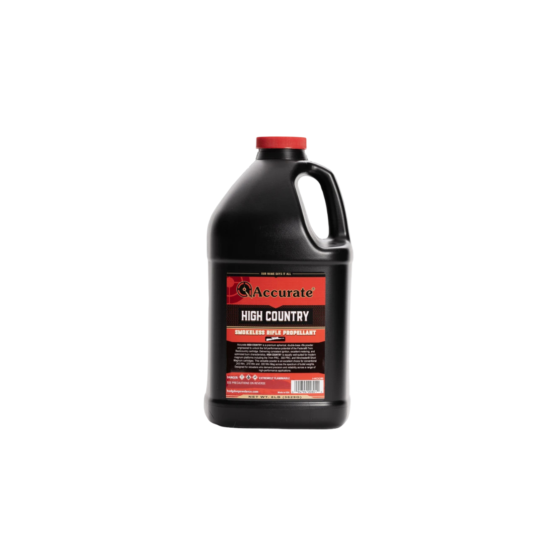 Hodgdon High Country Rifle Powder 8 lbs Picture of Accurate Powders High Country - 8lb Rifle Powder