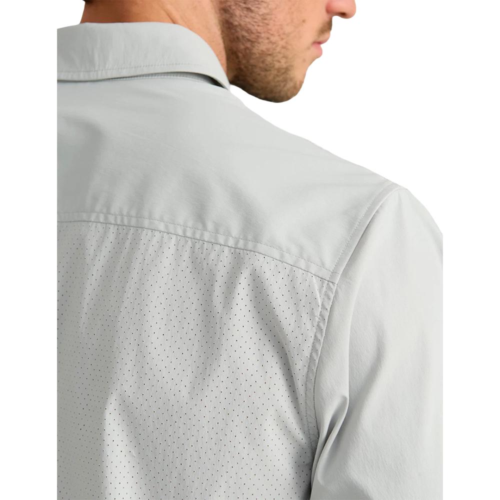 Huk Icon Short Sleeve Button Down Shirt Seagull M Picture of Marolina DBA HUK ICON SHIRT SEAGULL M