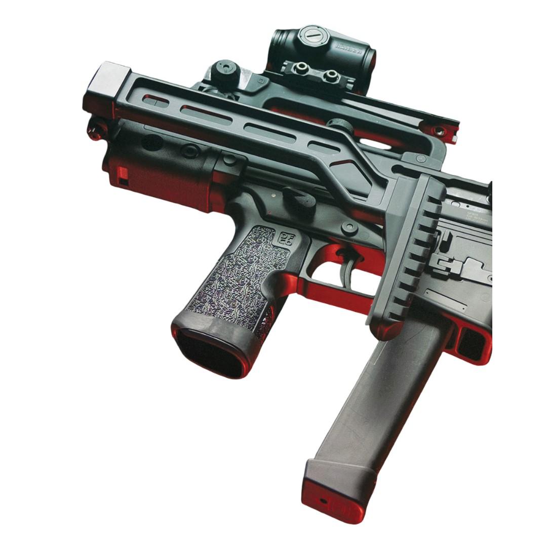 Die Free Co Kung Fu Grip for AR15/AR10 Black 1/ct Picture of Die Free Co LLC DFCO Kung Fu Grip for AR15/M4 and AR10/SR25 Blk
