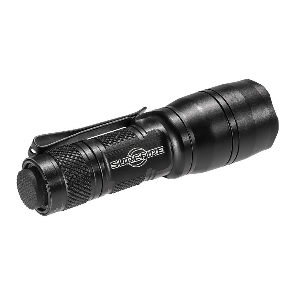 Surefire E1B-MV Backup Flashlight 400 Lumens Black Picture of Surefire Llc E1B W/ 14MM MAX VISION REFLEC 400/5 LUMENS ALUM BLK TYPE 3 CLICK SWITCH