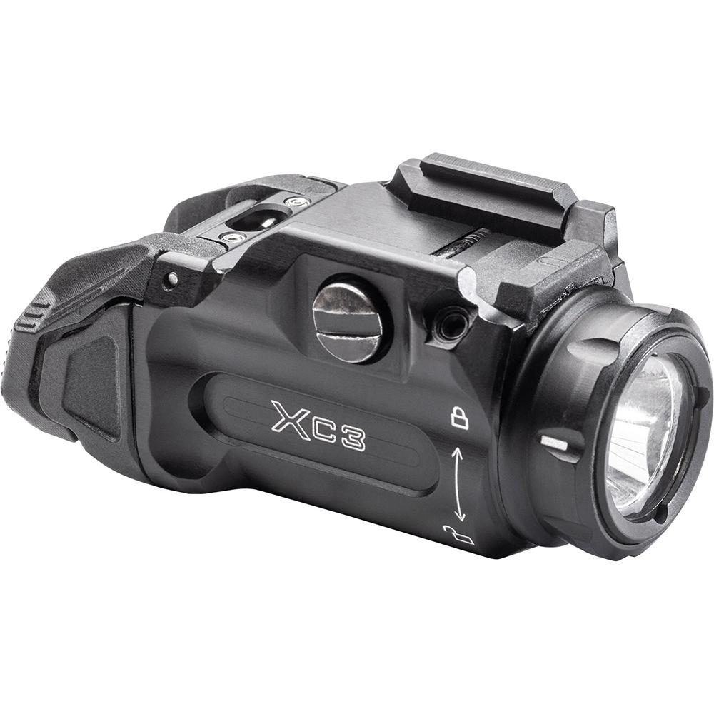 Surefire XC3 Dual Fuel Compact Handgun Weapon Light 1000 Lumen Black Picture of Surefire Llc SRFR XC3-B SNGL CELL DUAL FUEL COMP PSTL LGHT 1000 LUMEN 7200 CANDELA BLK
