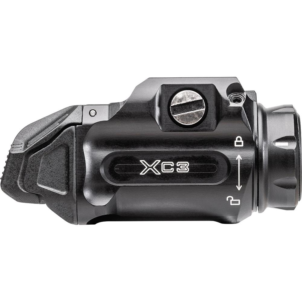 Surefire XC3 Dual Fuel Compact Handgun Weapon Light 1000 Lumen Black Picture of Surefire Llc SRFR XC3-B SNGL CELL DUAL FUEL COMP PSTL LGHT 1000 LUMEN 7200 CANDELA BLK