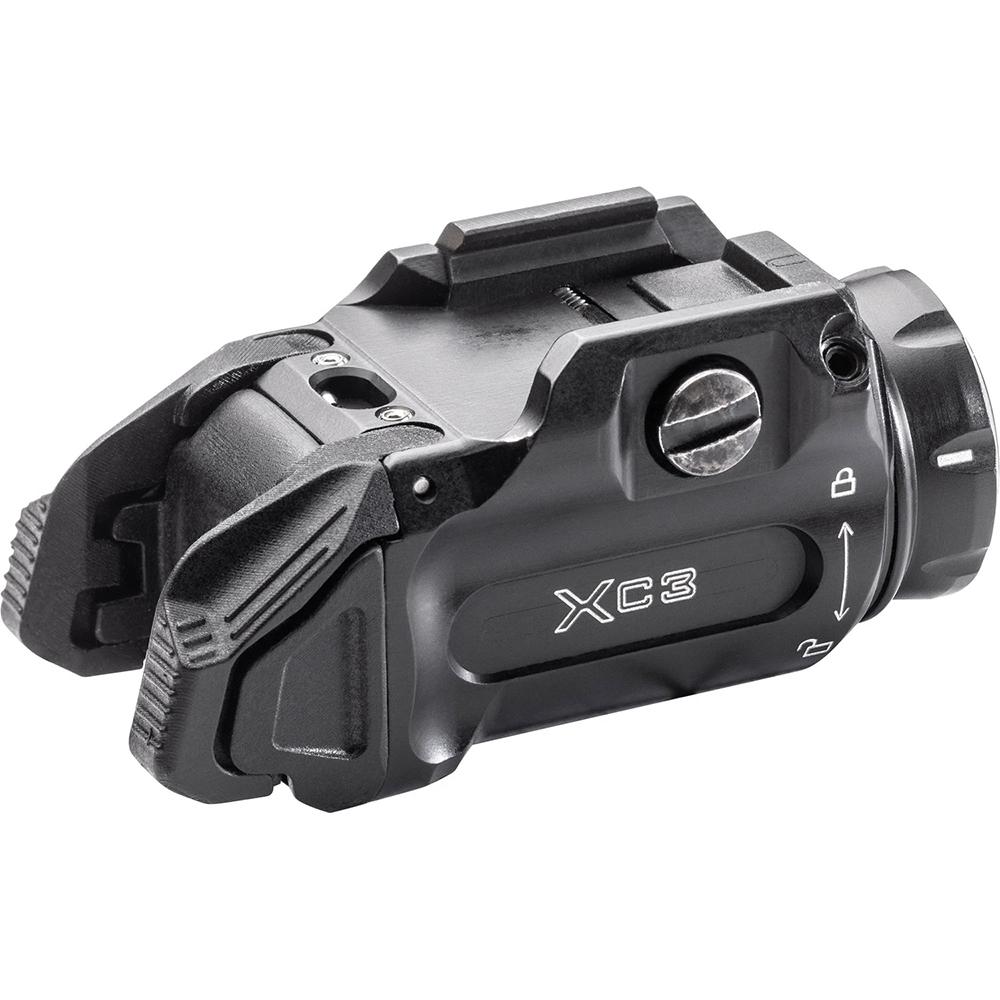 Surefire XC3 Dual Fuel Compact Handgun Weapon Light 1000 Lumen Black Picture of Surefire Llc SRFR XC3-B SNGL CELL DUAL FUEL COMP PSTL LGHT 1000 LUMEN 7200 CANDELA BLK