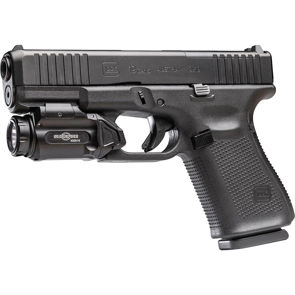Surefire XC3 Dual Fuel Compact Handgun Weapon Light 1000 Lumen Black Picture of Surefire Llc SRFR XC3-B SNGL CELL DUAL FUEL COMP PSTL LGHT 1000 LUMEN 7200 CANDELA BLK