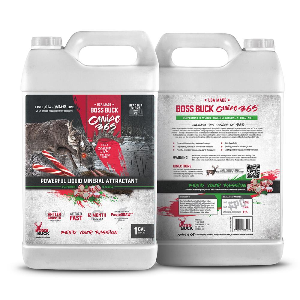 Boss Buck Caniac 365 Peppermint Liquid Attractant 1 Gal