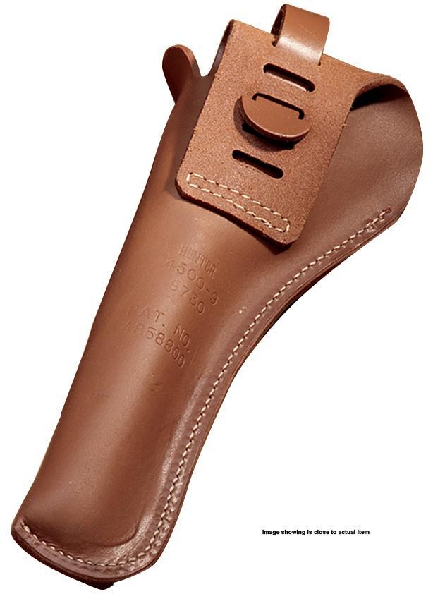 Hunter Leather VersaFit Holster S&W 64 65 686 3"- 4" Right Hand Brown Picture of Hunter Company Inc HUNTER VERSAFIT HOLSTER RH BROWN 3" TO 4" REVOLVER