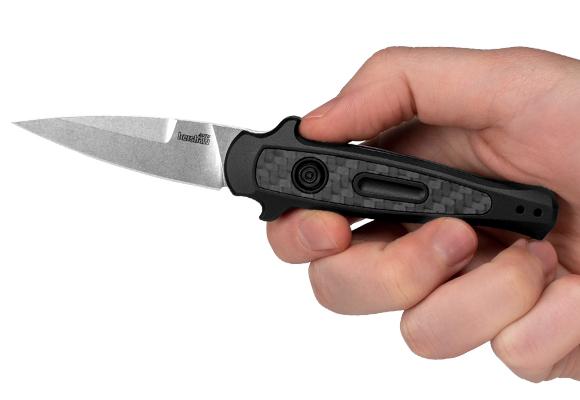 Picture of Kershaw Knives Kershaw Launch 12 Mini Stiletto Automatic Knife (2.5" Stonewash)