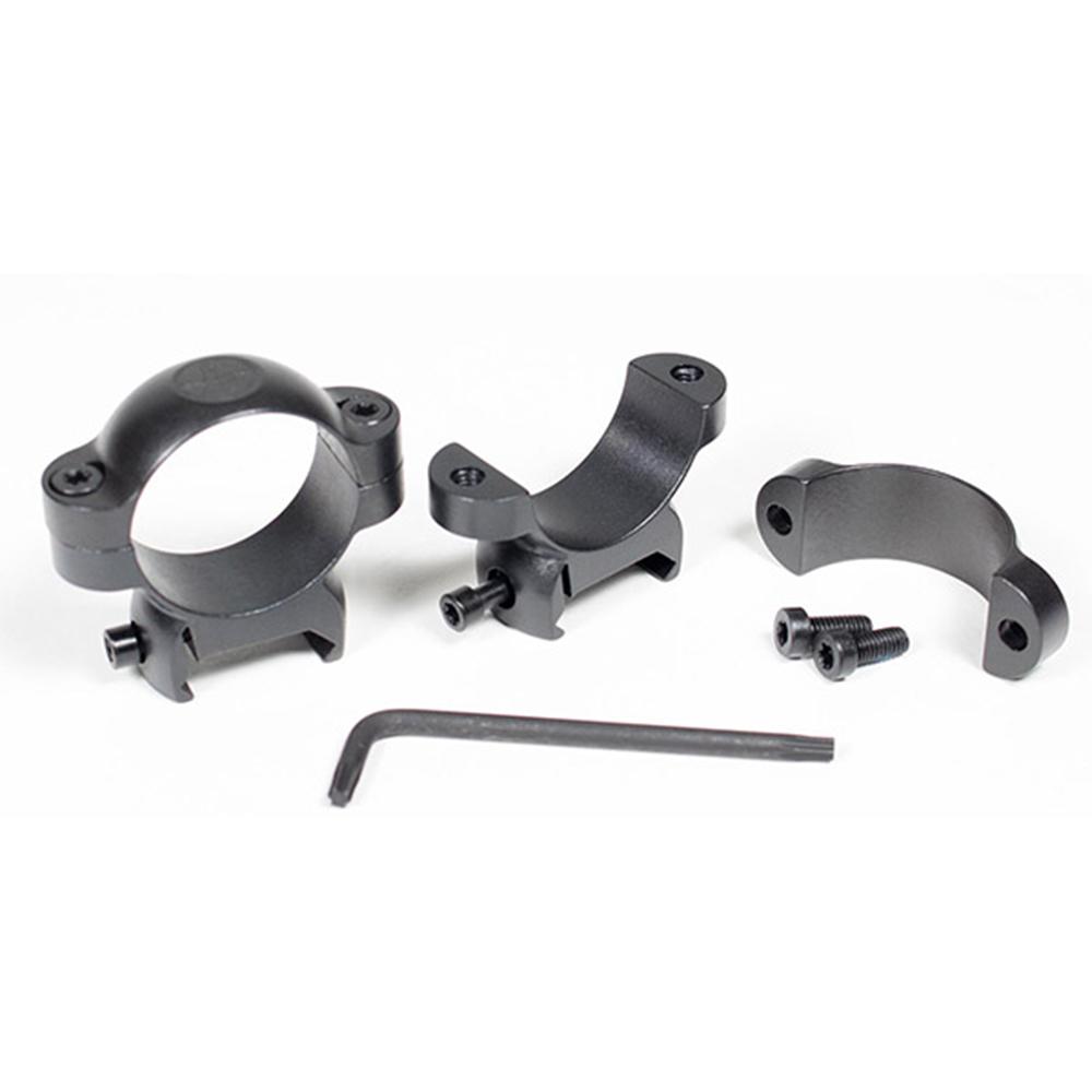 Leupold 2-Piece LRW Cross-Slot Steel Scope Rings 30mm Medium - Matte