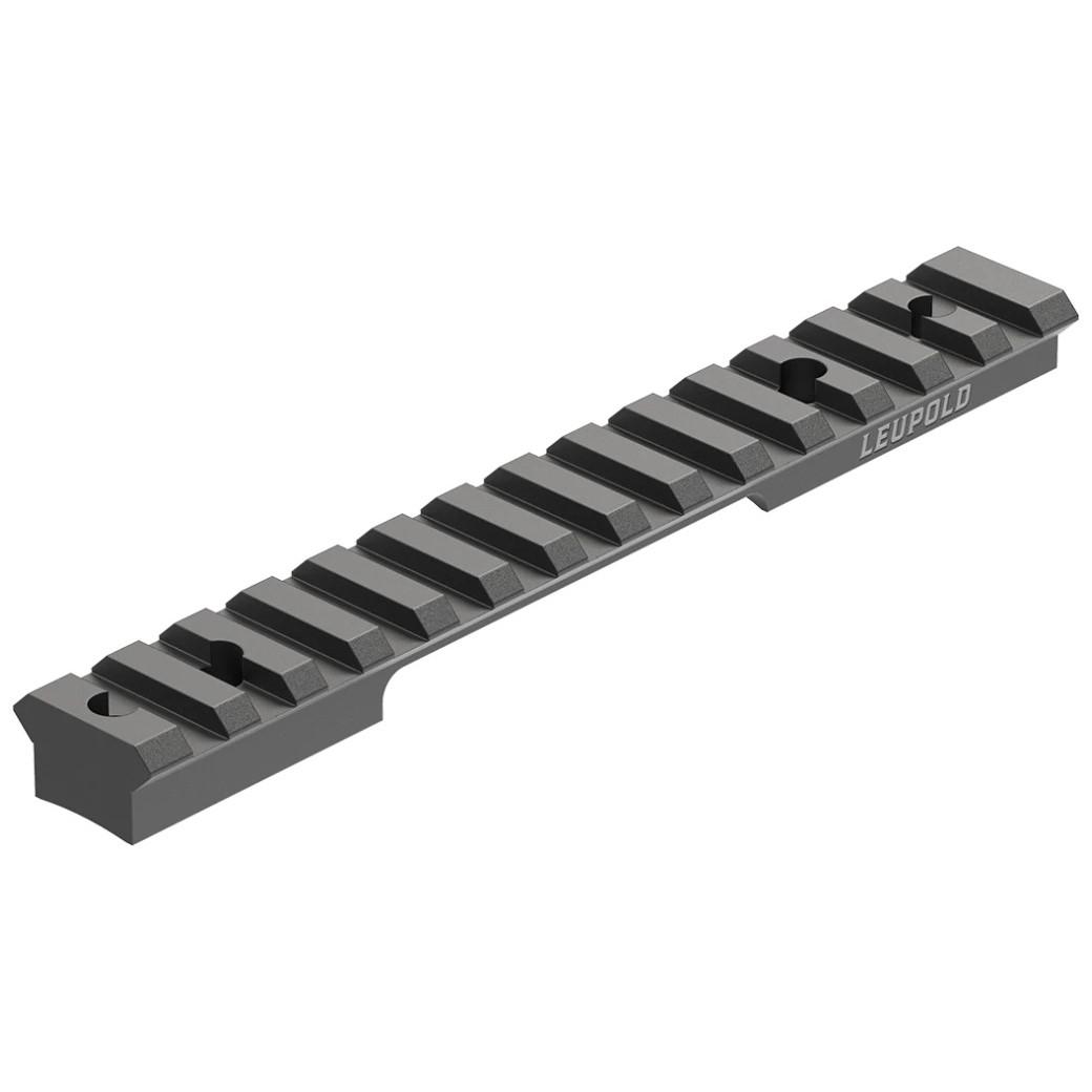 Leupold BackCountry 1 Piece Cross Slot Base Remington 700 SA (8-40 Adaptable) Picture of Leupold & Stevens Inc. BackCountry Cross-Slot Remington 700 SA 1-pc (8-40 Adaptable)