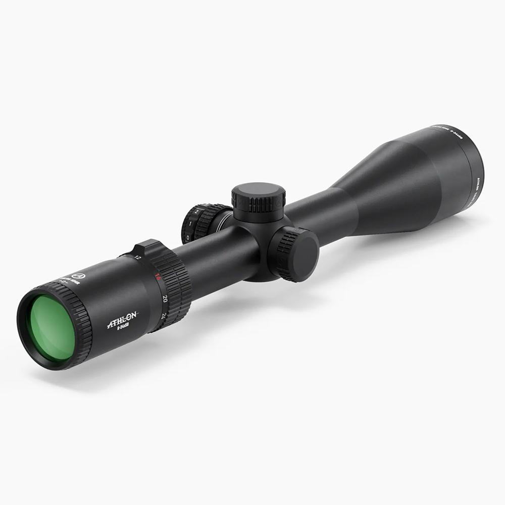 Athlon Talos HMR Rifle Scope 6-24x50 30mm SFP APRS-H2 Illum. Black Picture of Athlon Optics Athlon Talos HMR 6-24x50 APRS-H2 SFP IR MIL RETICLE
