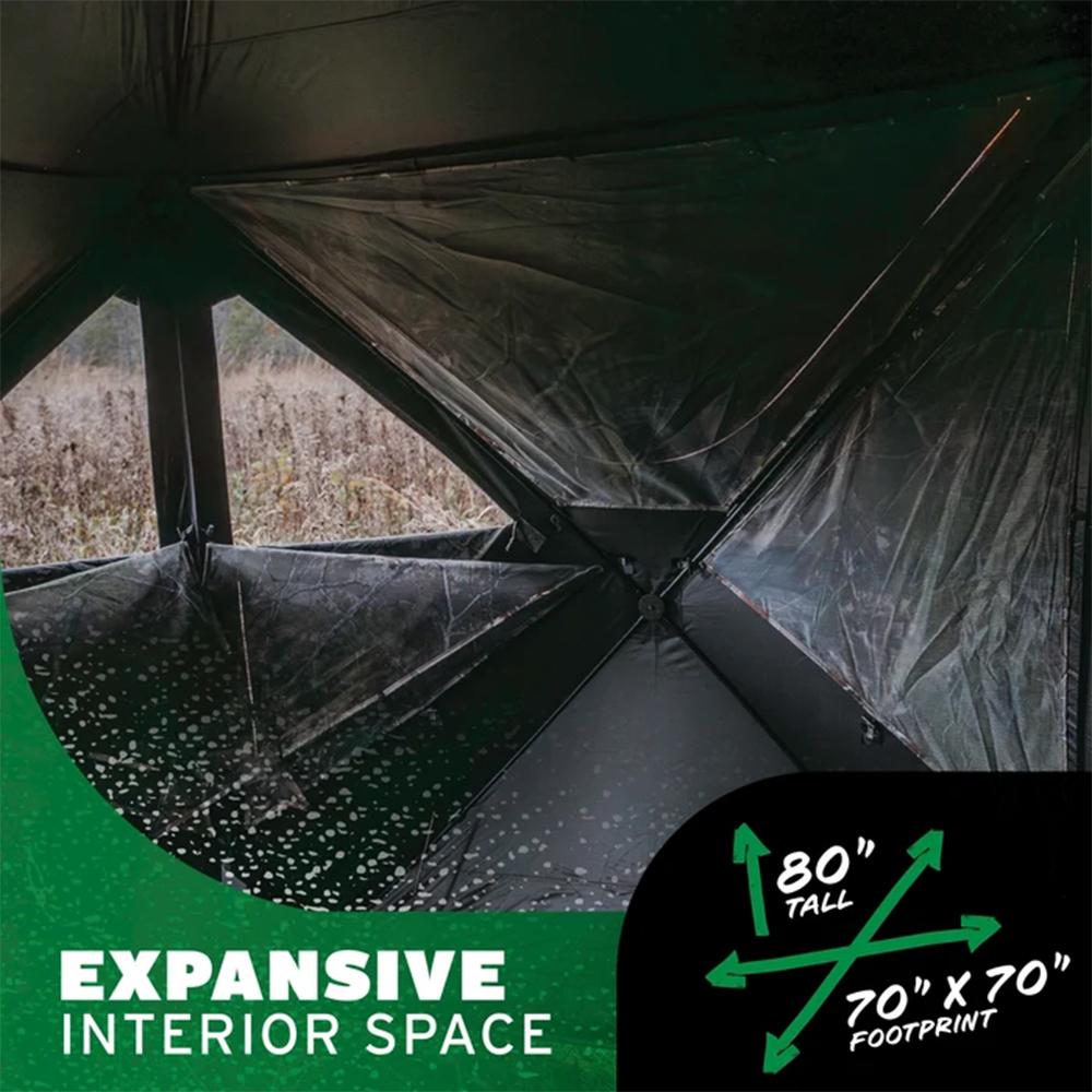 Barronett Blinds Xtra-Large Tag Out Ground Blind Bloodtrail Backwoods Camo Picture of Ardisam (River's Edge/ Barronett Blinds) ARDISAM TAG OUT BLOODTRAIL BACKWOODS BLIND