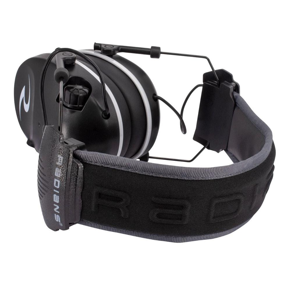 Radians Dual Microphone Electronic Earmuff 23dB Black with RFID Picture of Radians Inc. Radians Electronic Dual Mic Earmuff w/RFID