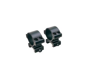 Tasco Angle-Loc Weaver-Style Aluminum Detachable Scope Rings 1" High Matte Picture of Tasco 1" ALUMINUM RING HIGH MATTE DETACHABLE CLAM