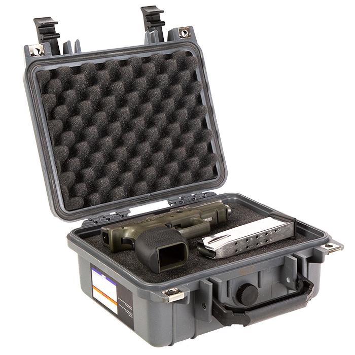 Surelock Safe Renegade Gray Waterproof Case - 8" Picture of Surelock Safe LLC Renegade 8" Gray Waterproof Case