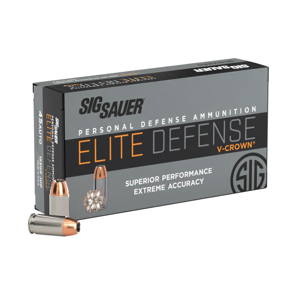 Picture of Sig Sauer AMMO 45ACP 230GR ELITE V CROWN JHP BOX/50