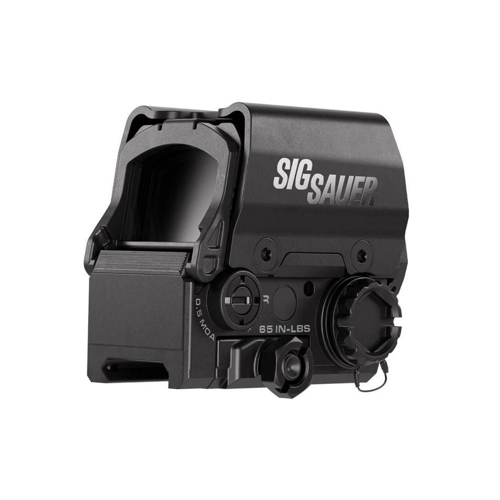 Sig Sauer Romeo8T-AMR Shroud Reflex Sight Quad Ballistic Circle Dot 2.0 Black Picture of Sig Sauer SIG ROMEO8T-AMR RED DOT SGHT 1X40MM QBCD 2.0 AMR 0.5 MOA ADJ TITAN SHRD BLK