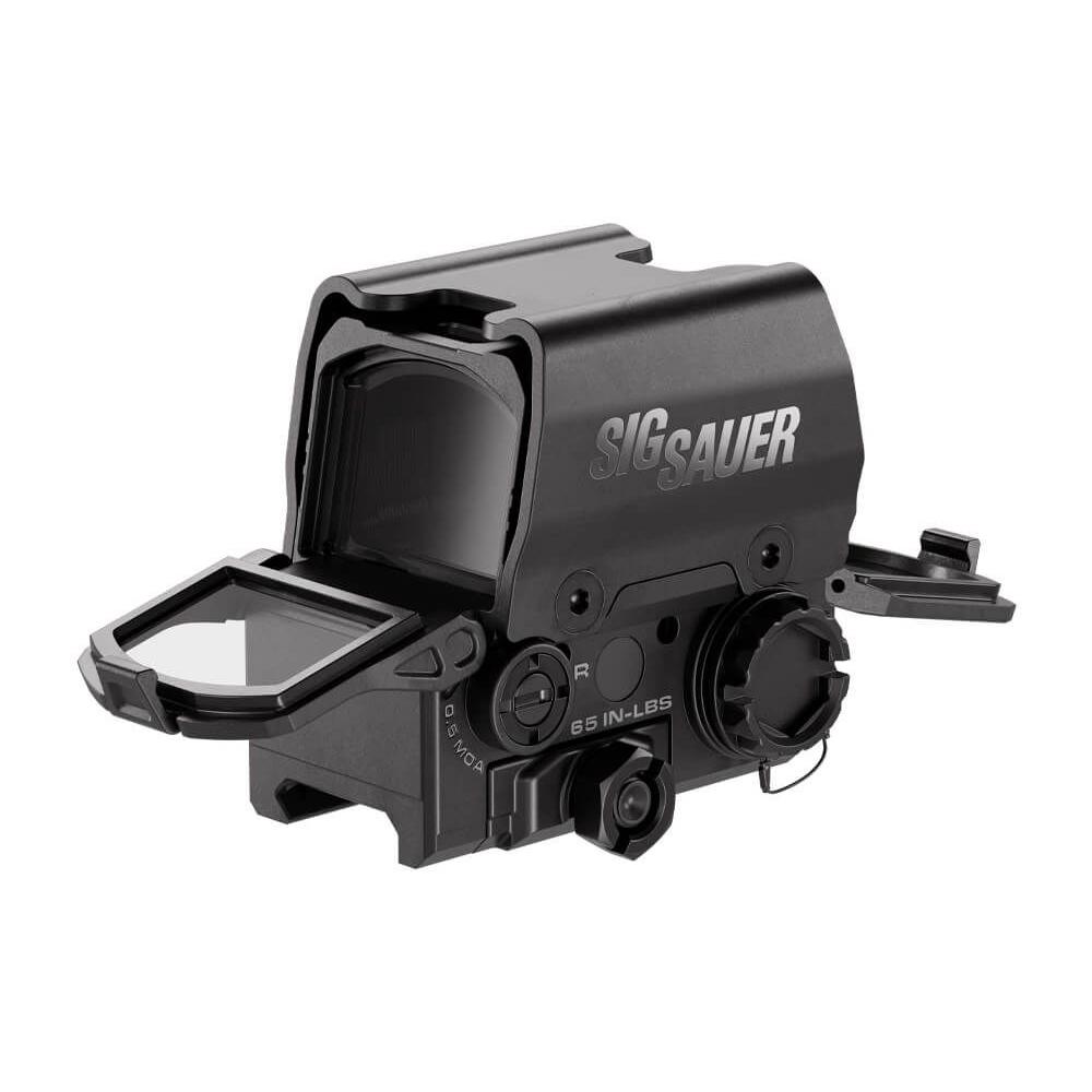 Sig Sauer Romeo8T-AMR Shroud Reflex Sight Quad Ballistic Circle Dot 2.0 Black Picture of Sig Sauer SIG ROMEO8T-AMR RED DOT SGHT 1X40MM QBCD 2.0 AMR 0.5 MOA ADJ TITAN SHRD BLK