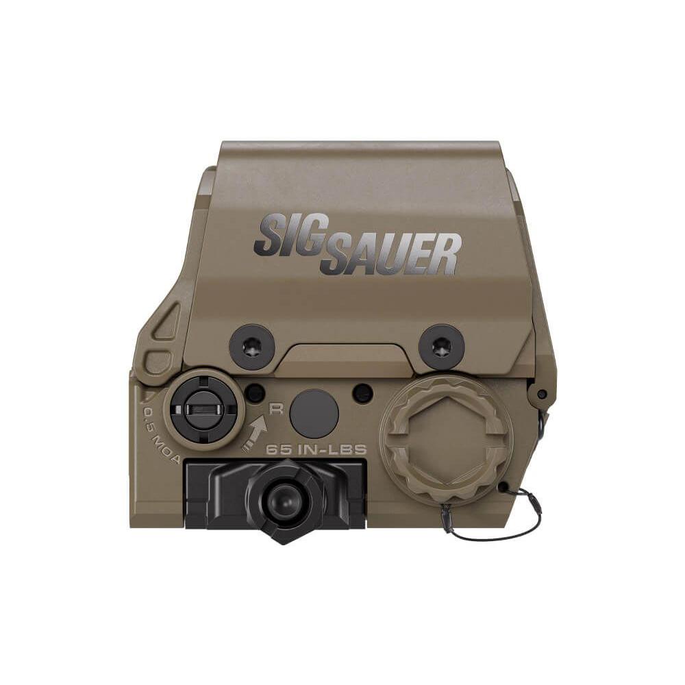 Sig Sauer Romeo8T-AMR Shroud Reflex Sight Quad Ballistic Circle Dot 2.0 FDE Picture of Sig Sauer SIG ROMEO8T-AMR RED DOT SGHT 1X40MM QBCD 2.0 AMR 0.5 MOA ADJ TITAN SHRD FDE