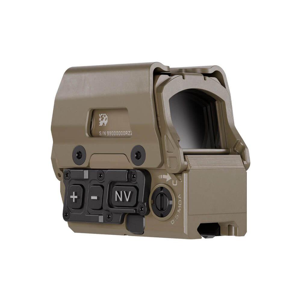 Sig Sauer Romeo8T-AMR Shroud Reflex Sight Quad Ballistic Circle Dot 2.0 FDE Picture of Sig Sauer SIG ROMEO8T-AMR RED DOT SGHT 1X40MM QBCD 2.0 AMR 0.5 MOA ADJ TITAN SHRD FDE