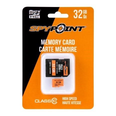 Spypoint MicroSD 32GB Memory Card Picture of GG TELECOM /SPYPOINT Spypoint MICRO-SD-32GB