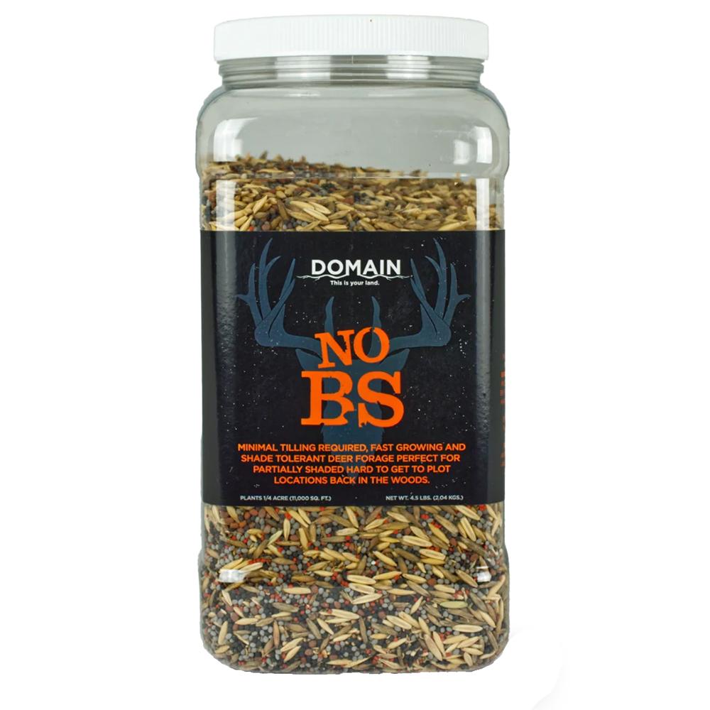 Domain No BS Food Plot Seed 1/2 Acre 4.5 lbs